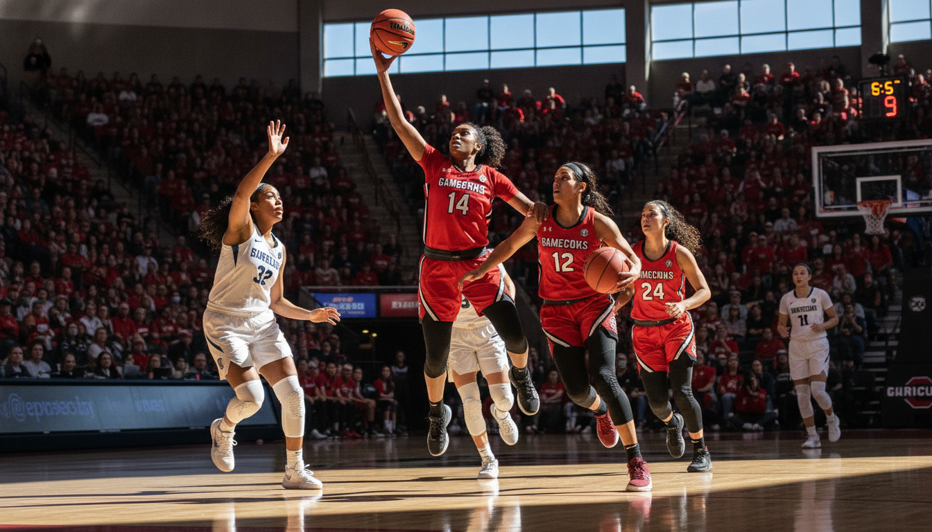 Gamecocks' Dominant Exhibition Win Over Cougars Signals Strong NCAAB Season Ahead