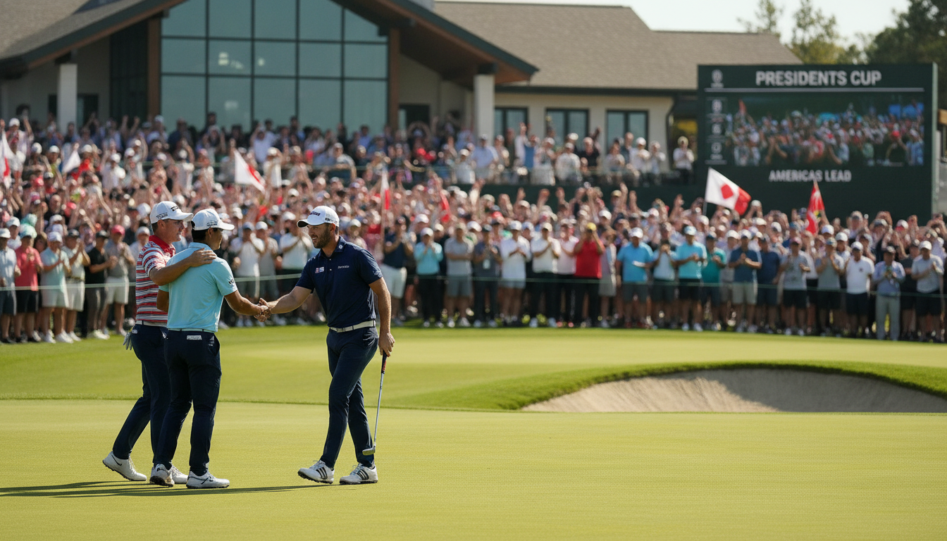 International Team Clings to Presidents Cup Lead Ahead of Critical Singles Matches