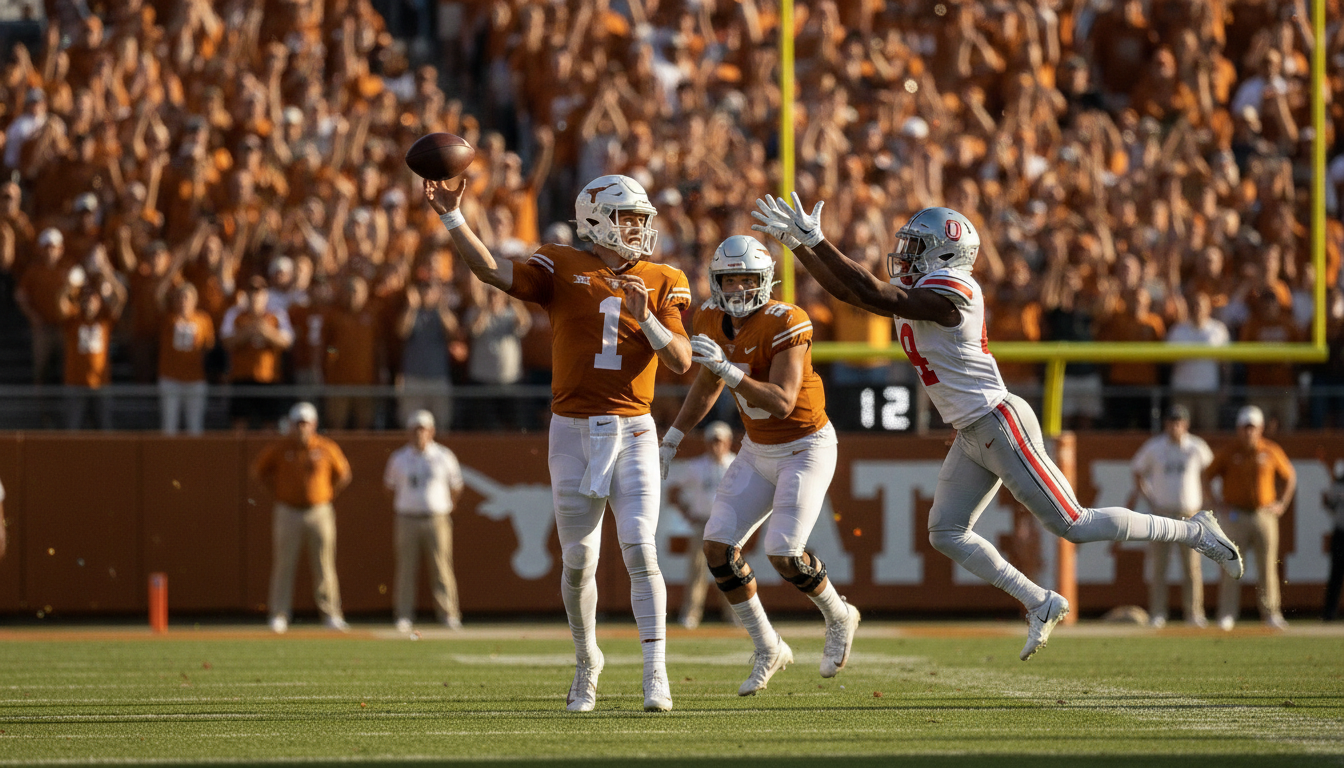 No. 4 Texas Stuns No. 1 Ohio State with Historic 20-Point Comeback