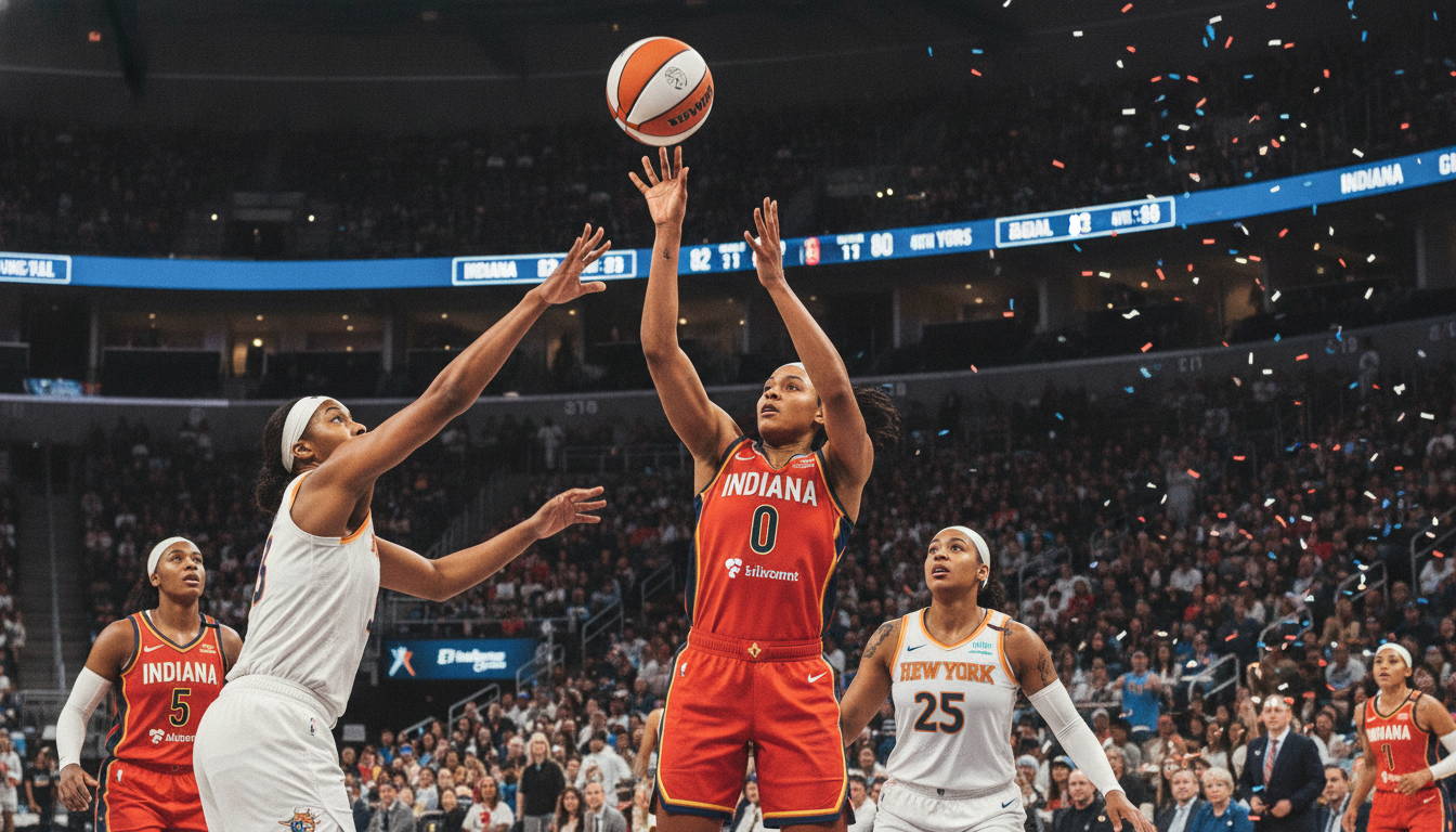 Kelsey Mitchell Shatters WNBA Single-Season Scoring Record in Dominant Fever Victory