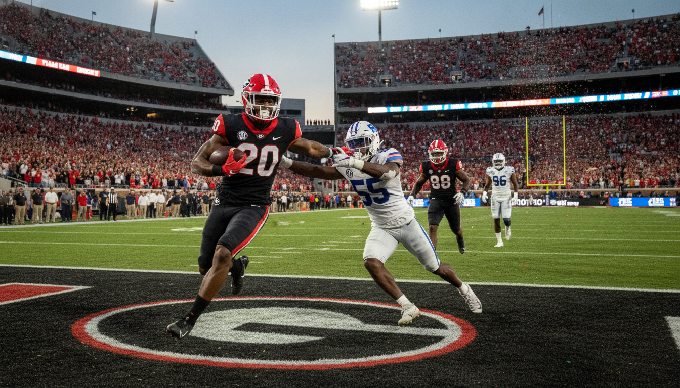 Nate Frazier Set to Boost No. 4 Georgia's Potent Offense Against Oklahoma