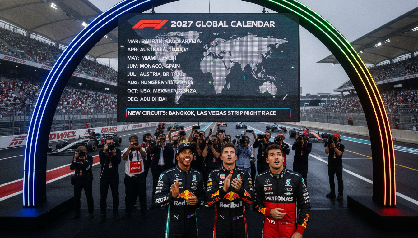 F1 Unveils Landmark 2027 Calendar: Expanded Sprints, Historic Returns, and New Betting Dynamics