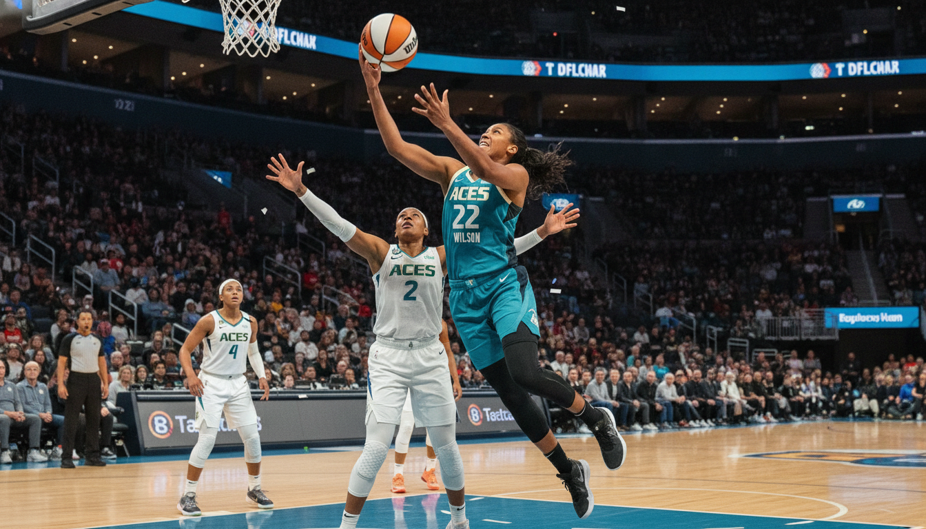 Aces Dominate Fever in Game 1 as A'ja Wilson Secures Third AP WNBA Player of the Year