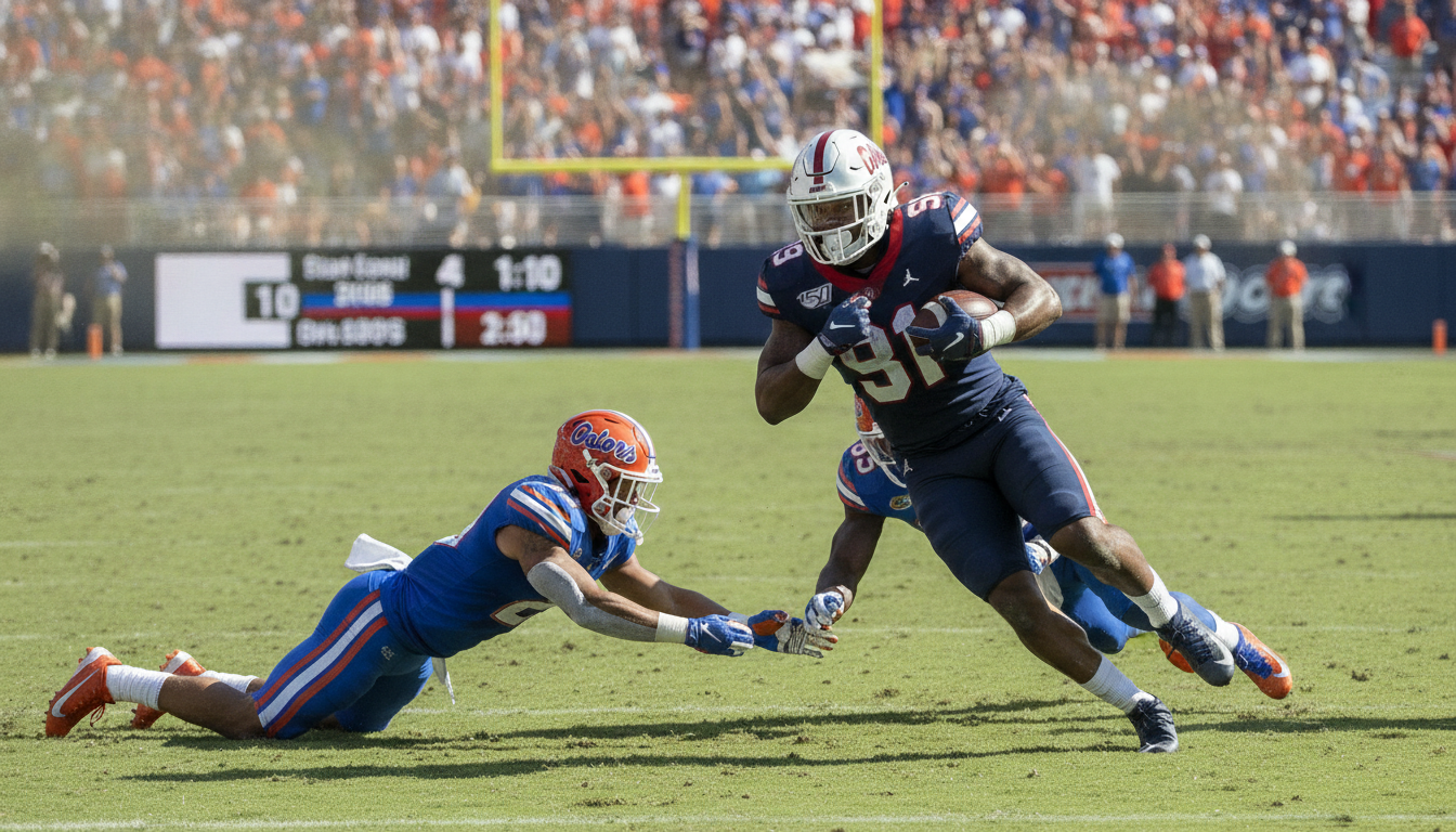 High Stakes in Gainesville: No. 4 Ole Miss Battles No. 21 Florida as Baugh's Heisman Hopes Soar