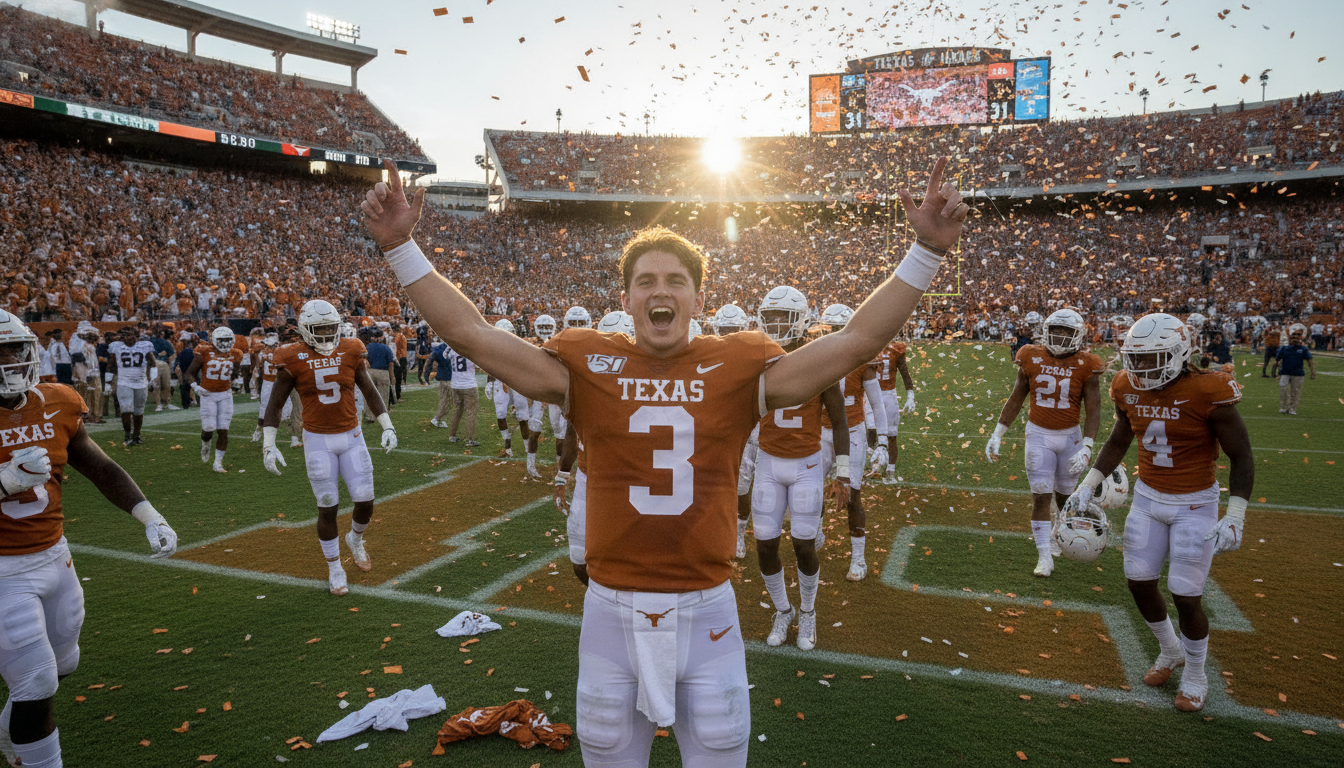 Texas Stages Historic Comeback, Claims No. 1 Ranking