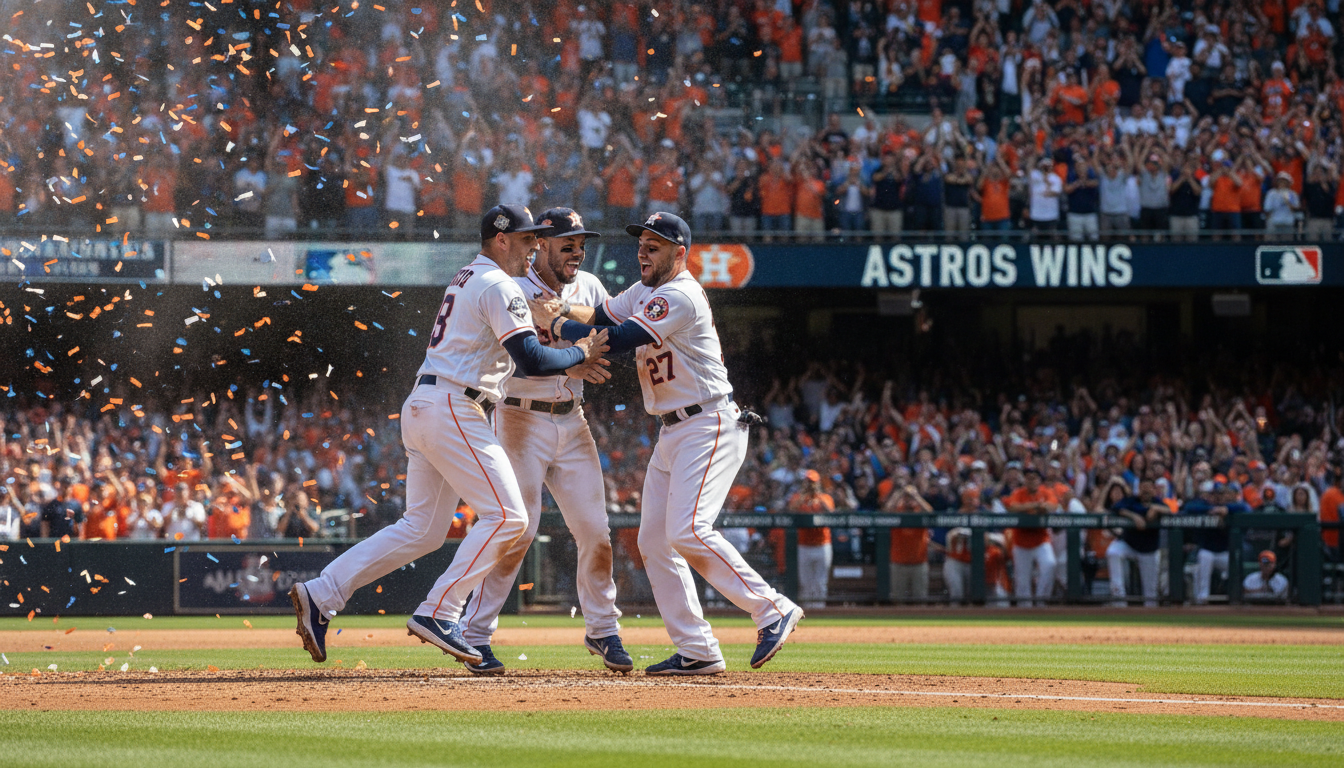 Astros Secure AL West Title, Cementing Postseason Contender Status
