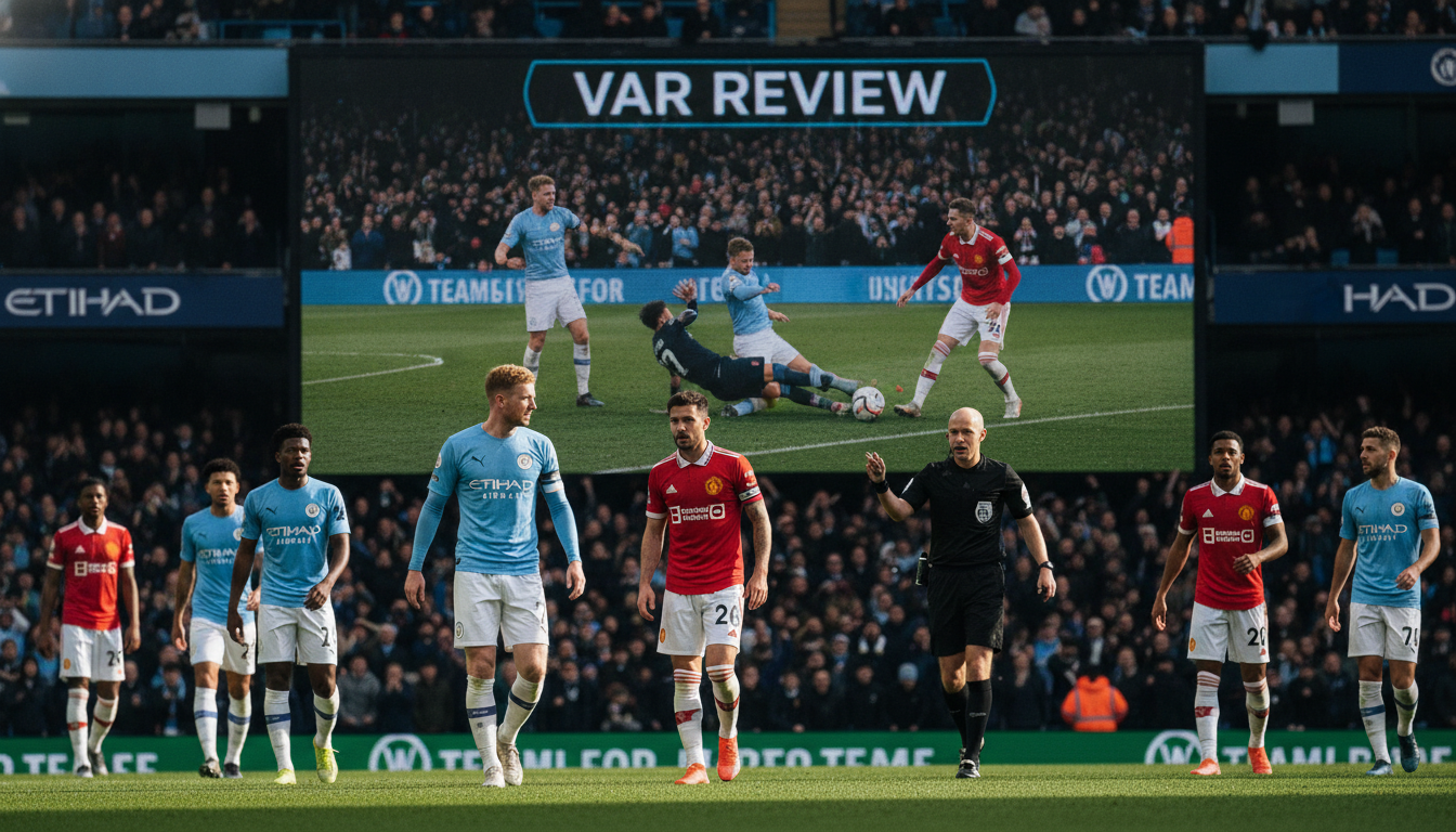 Manchester City Wins Controversial Derby Against United; Referees Admit VAR Error