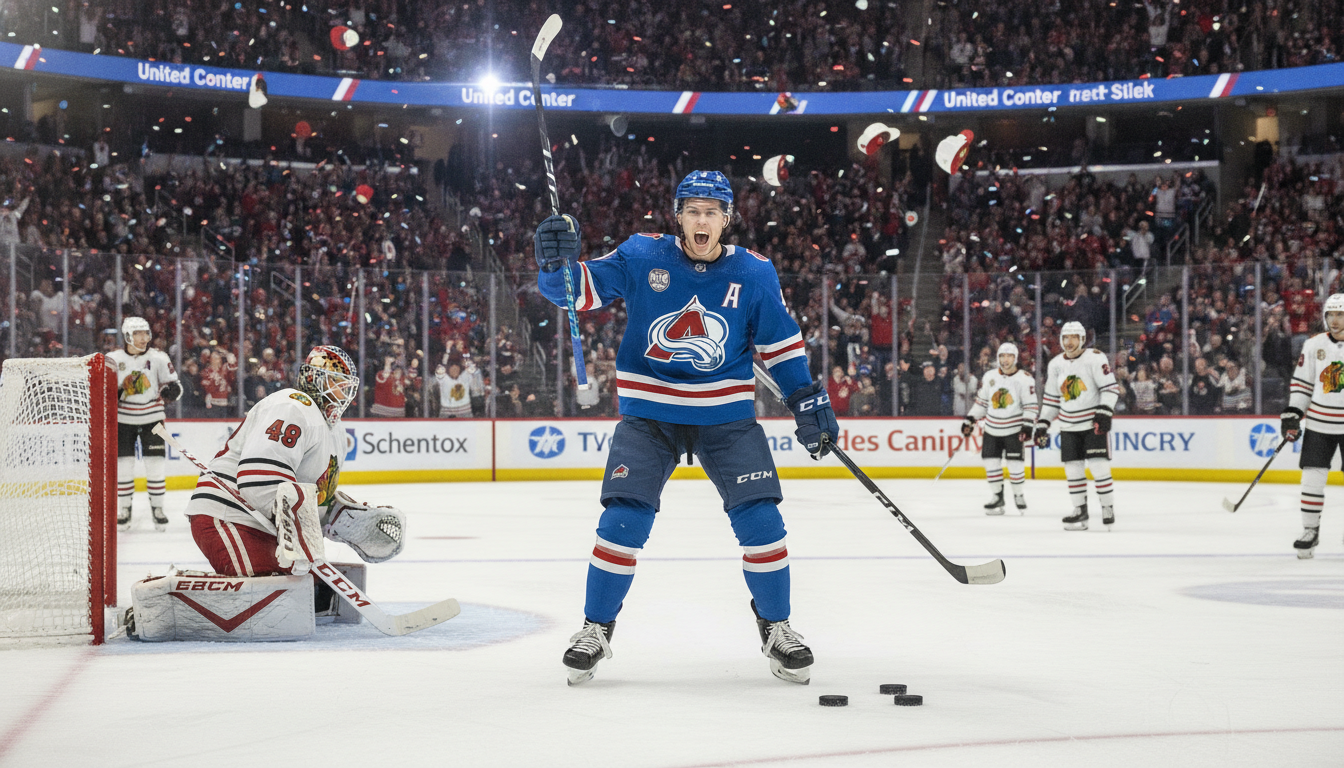 Bowen Byram Explodes with Hat Trick in Blackhawks Debut, Signs Massive Deal