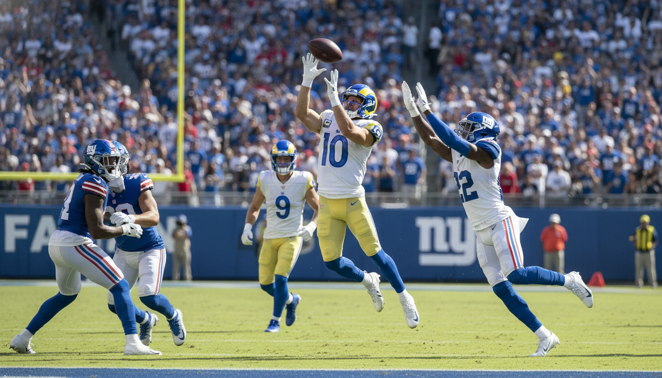 Rams Dominate Giants in Monday Night Football, Dart's Injury Clouds New York's Season