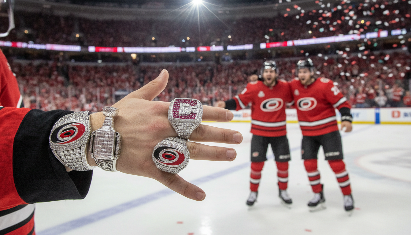 Carolina Hurricanes Gleam with 2026 Stanley Cup Rings, Eyeing Title Defense
