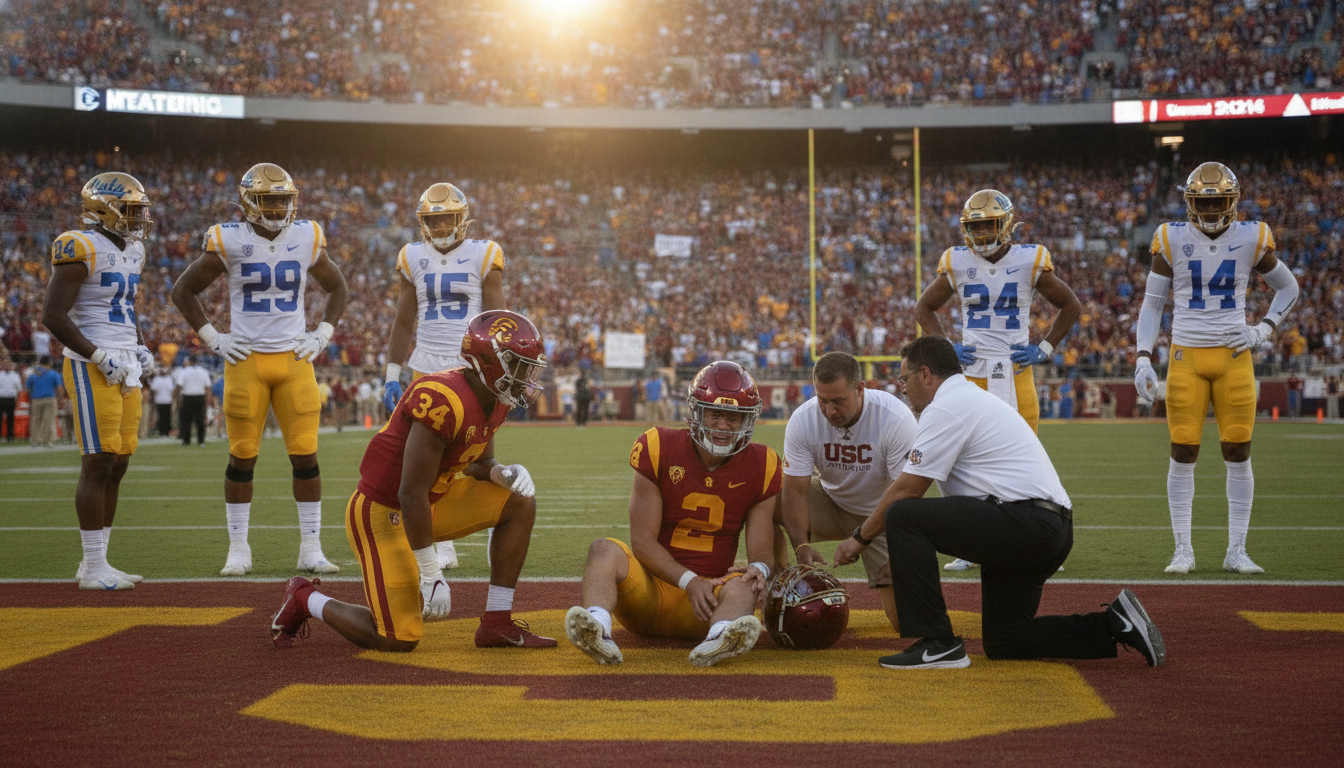 Oregon Downs Undefeated USC, Trojans Face QB Uncertainty with Moore's Injury