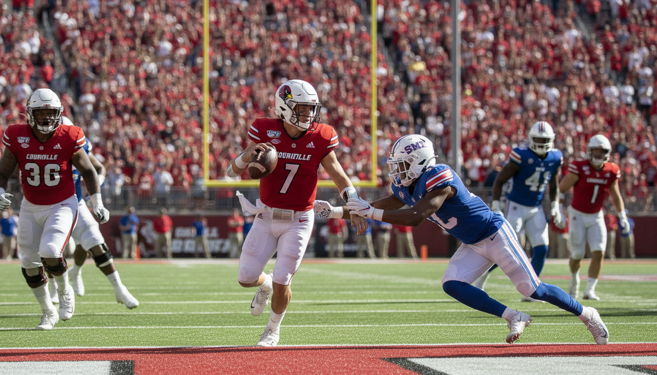 Louisville Stuns No. 16 SMU 41-31 in Major ACC Upset