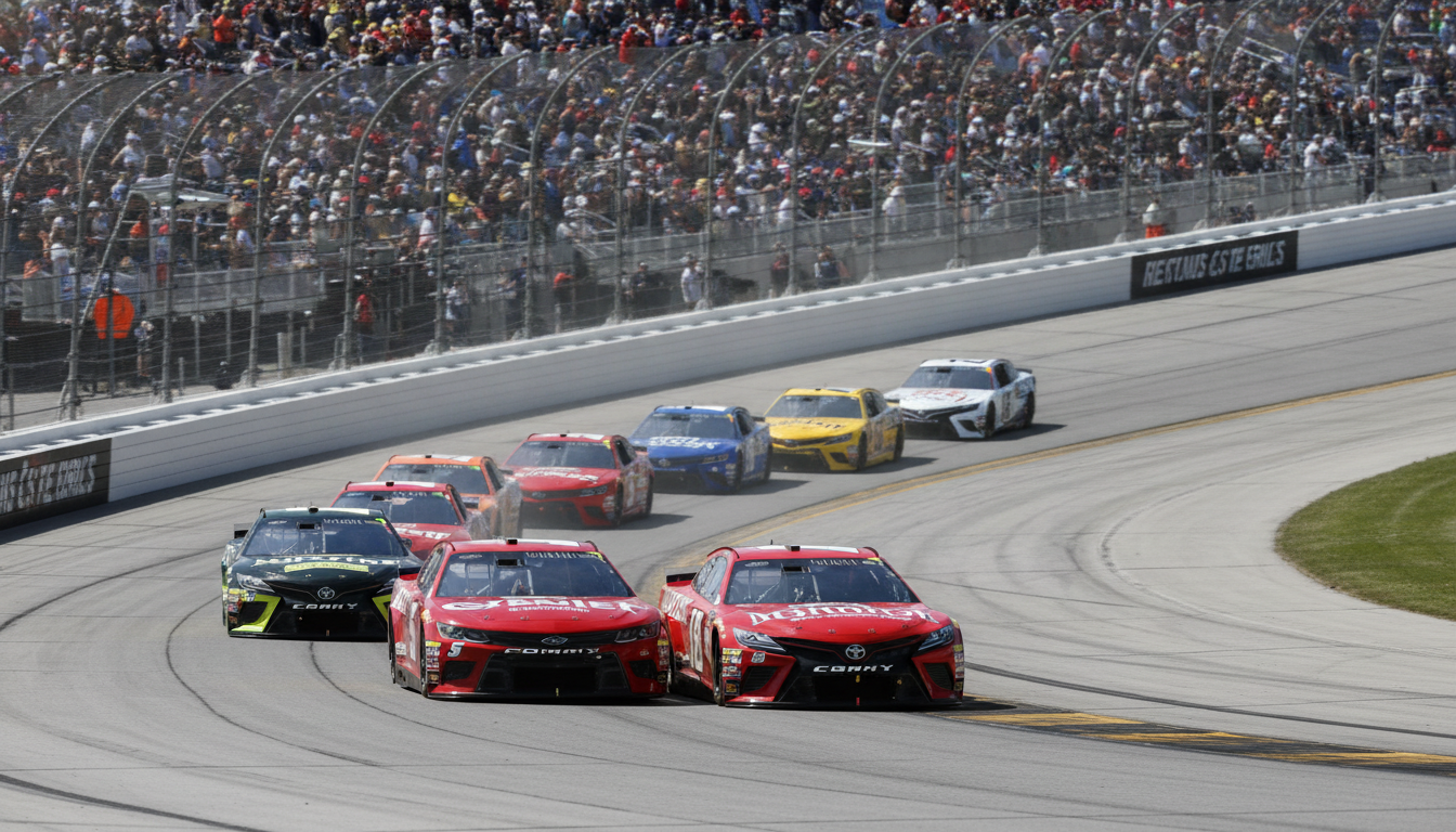 Larson Leads Intense Championship Chase Heading into South Point 400