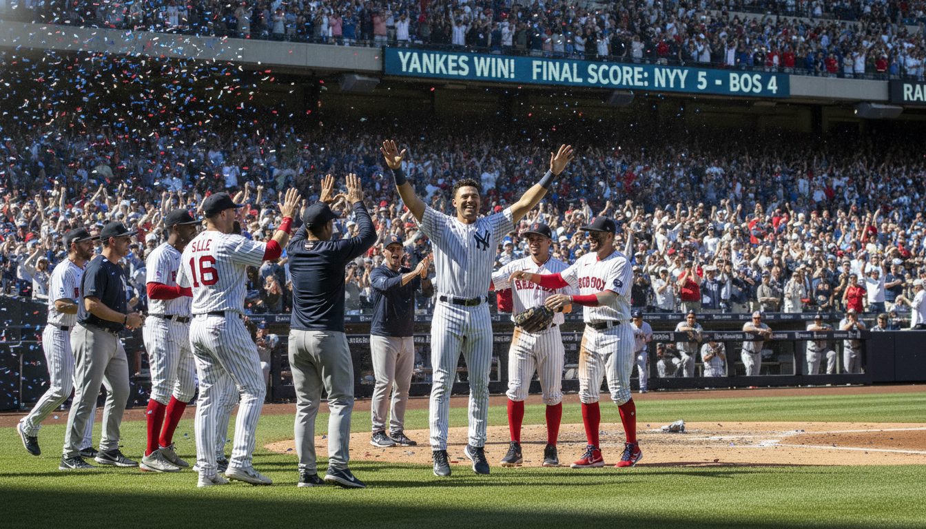 Yankees Sweep Red Sox, Advance to ALDS