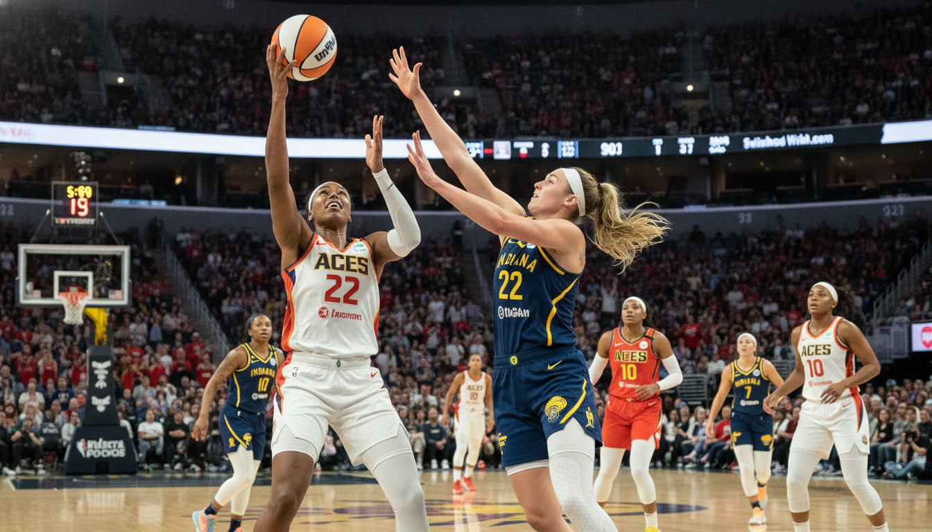 Aces Dominate Game 3, Secure Semifinals Berth Over Fever
