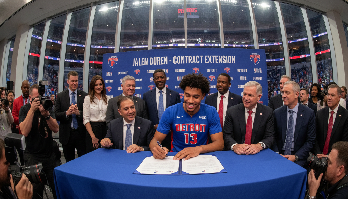Duren Secures $200 Million Extension with Pistons