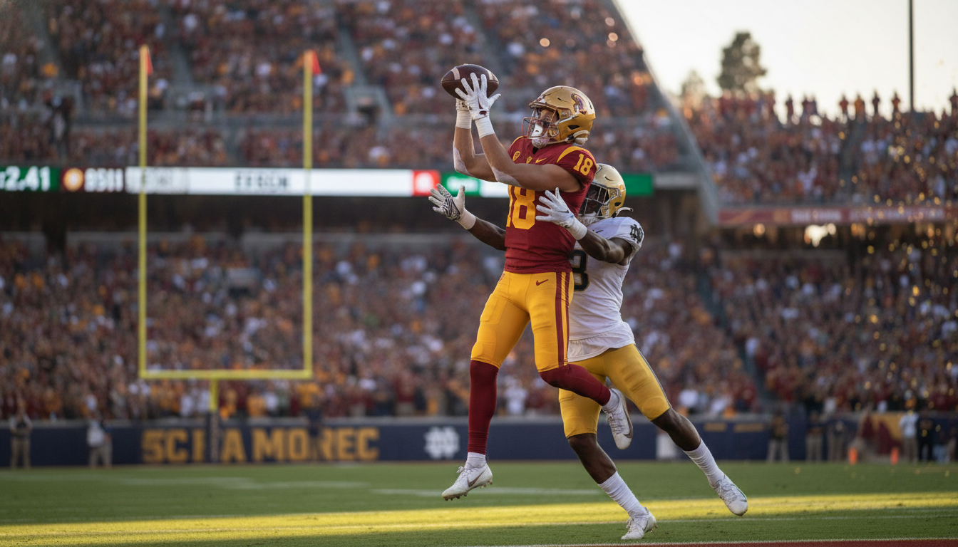 USC's Receiving Corps Reels: Corey Simms Out for Season, Trent Mosley Doubtful Ahead of Washington Showdown