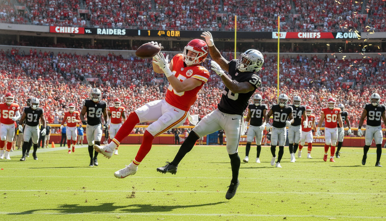 Undefeated Chiefs and Raiders Battle for AFC West Lead